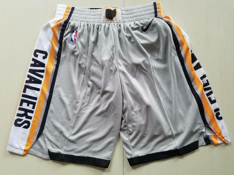 2018 Men NBA Nike Cleveland Cavaliers grey shorts->new orleans saints->NFL Jersey